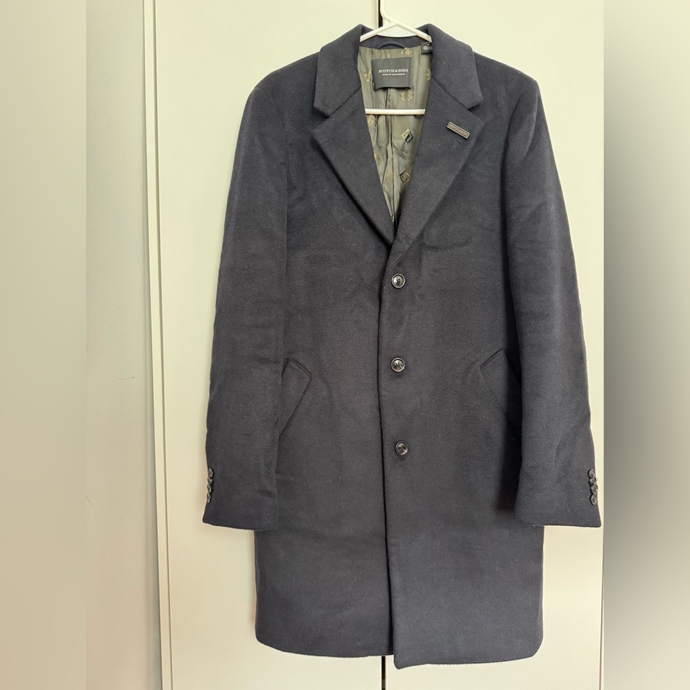 Scotch & Soda Men’s Overcoat / Pea Coat